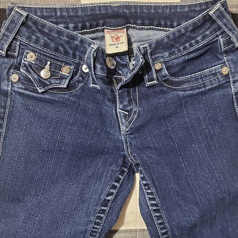 True Religion Dark Blue Skinny Jeans